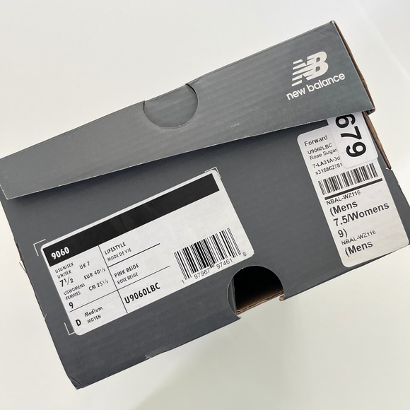 New Balance 9060 Sneaker in Rose Sugar, Angora, & Ice Wine - Picture 10 of 10